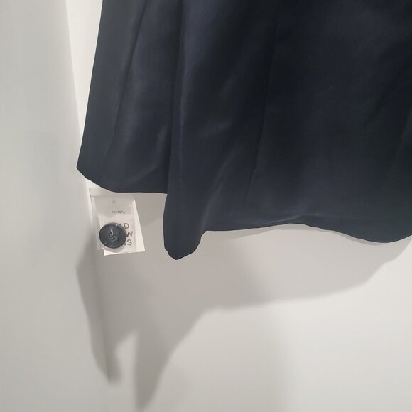 And Now This NWT Women's Navy Blue Satin Oversized Lightweight Blazer  XL - Picture 8 of 11